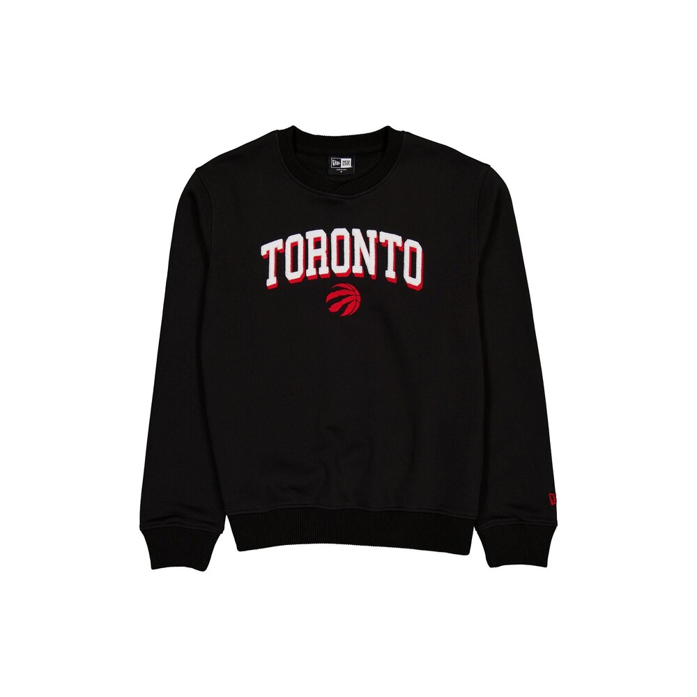 New Era Toronto Raptors Sport Night Black Crewneck - Size M